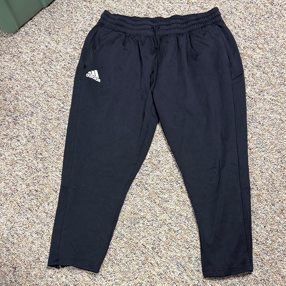Adidas MensBlack Sweatpants with Logo